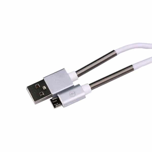 کابل رابط میکرو USB سر فنری