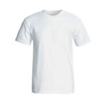 تیشرت سفید مردانه با چاپ طرح دلخواه